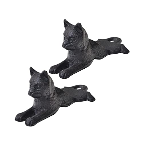 DINHEAROM 2 Stück Katzenförmiger Türstopper aus Gusseisen Schwerer Türkeil Winddicht für Zuhause und Büro Dekoratives Wohnaccessoire für Türarten DINHEAROM 2 Stück Katzenförmiger Türstopper aus Gusseisen Schwerer Türkeil Winddicht für Zuhause und Büro Dekoratives Wohnaccessoire für Türarten von DINHEAROM