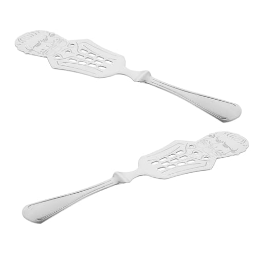 DINHEAROM 2 Stück Multifunktionale Absinthlöffel Praktische Utensilien für Absinthe Zubereitung Eiscreme Filter für Zuhause und Bars DINHEAROM 2 Stück Multifunktionale Absinthlöffel Praktische Utensilien für Absinthe Zubereitung Eiscreme Filter für Zuhause und Bars von DINHEAROM