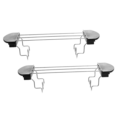 DINHEAROM 2 Stück Toasthalter aus Toast Rack Warmhalte Rack für Toaster Sicherer Brotständer mit Verbrühschutzdesign für Sandwiches Kompakt und Platzsparend DINHEAROM 2 Stück Toasthalter aus Toast Rack Warmhalte Rack für Toaster Sicherer Brotständer mit Verbrühschutzdesign für Sandwiches Kompakt und Platzsparend von DINHEAROM