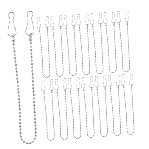 DINHEAROM 24 Stück Teiliges Metall Hängerketten mit Haken Vielseitige Aufhängevorrichtung für Pflanzenkörbe Werbeplakate und Dekoration Einfache Montage Langlebig und Praktisch für Garten DINHEAROM 24 Stück Teiliges Metall Hängerketten mit Haken Vielseitige Aufhängevorrichtung für Pflanzenkörbe Werbeplakate und Dekoration Einfache Montage Langlebig und Praktisch für Garten von DINHEAROM