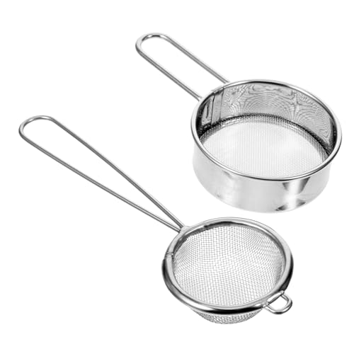 DINHEAROM 2St Hand Mehlsieb kitchen filter Küchensieb handhaben betrieben klopfen Trichter Honiglöffel lour Mehlstreuer Mehlsieb Edelstahl Metallsieb aus Edelstahl Sichter Rostfreier Stahl DINHEAROM 2St Hand Mehlsieb kitchen filter Küchensieb handhaben betrieben klopfen Trichter Honiglöffel lour Mehlstreuer Mehlsieb Edelstahl Metallsieb aus Edelstahl Sichter Rostfreier Stahl von DINHEAROM