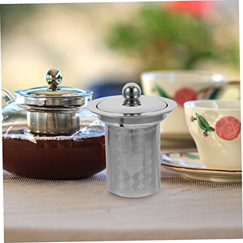 DINHEAROM 2Stücke Teesieb Teefilter mit Deckel Feines Maschennetz für Lose und Teekannen für Zuhause und Gastronomie DINHEAROM 2Stücke Teesieb Teefilter mit Deckel Feines Maschennetz für Lose und Teekannen für Zuhause und Gastronomie von DINHEAROM