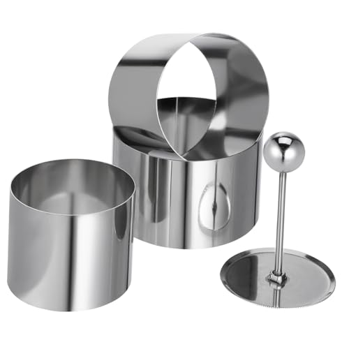 DINHEAROM 3 Stück Runde Kaltgerichtform aus Praktischer Kaltschalenformer für Kreative Küchenutensilien für Heimrestaurant Catering DINHEAROM 3 Stück Runde Kaltgerichtform aus Praktischer Kaltschalenformer für Kreative Küchenutensilien für Heimrestaurant Catering von DINHEAROM