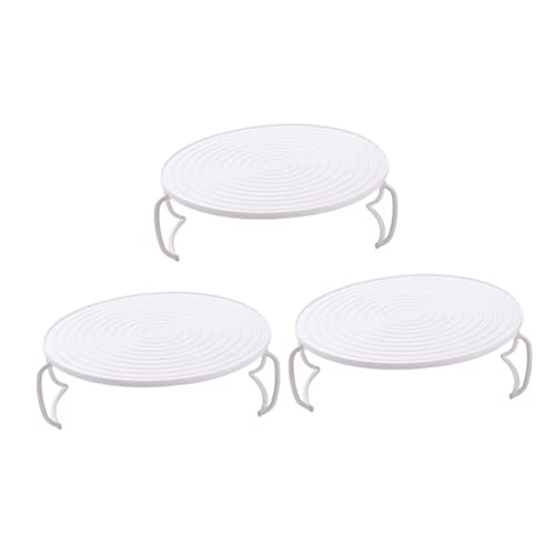 DINHEAROM 3 Stück Teiliges Mikrowellenregal Runder Küchen Organizer Stapelbarer Dampfgarer und Lebensmittelhalter für Platzsparende Aufbewahrung und Schonendes DINHEAROM 3 Stück Teiliges Mikrowellenregal Runder Küchen Organizer Stapelbarer Dampfgarer und Lebensmittelhalter für Platzsparende Aufbewahrung und Schonendes von DINHEAROM