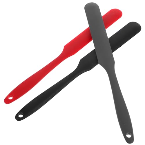 DINHEAROM 3Stücke Teiliges Silikon Spatel mit Langem Griff Nahtloses Design für Backen und Kochen Ergonomischer Griff zum Mühelosen Entfernen von Kuchensahne DINHEAROM 3Stücke Teiliges Silikon Spatel mit Langem Griff Nahtloses Design für Backen und Kochen Ergonomischer Griff zum Mühelosen Entfernen von Kuchensahne von DINHEAROM