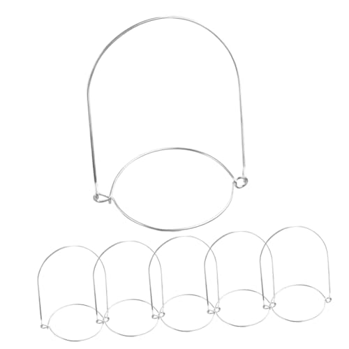 DINHEAROM 6 Stück Teiliges Universalhalterungen aus Edelstahl für Mason Jars Flexible Kratzfreie Metalldraht Griffe zum Aufhängen von Einmachgläsern Solarleuchten und Glasflaschen DINHEAROM 6 Stück Teiliges Universalhalterungen aus Edelstahl für Mason Jars Flexible Kratzfreie Metalldraht Griffe zum Aufhängen von Einmachgläsern Solarleuchten und Glasflaschen von DINHEAROM