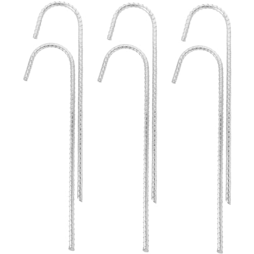 DINHEAROM 6 Stück Zeltheringe Aluminium Robuste Outdoor Heringe für Camping Strand und Garten für Zeltbefestigungen Terrassen und Planen DINHEAROM 6 Stück Zeltheringe Aluminium Robuste Outdoor Heringe für Camping Strand und Garten für Zeltbefestigungen Terrassen und Planen von DINHEAROM