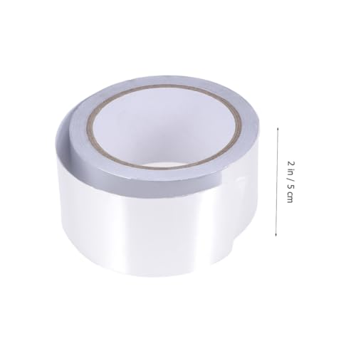 DINHEAROM Aluminiumfolie Klebeband Stark Hitzebeständig Selbstklebend Flexibel für Dichtungen Reparaturen Klima Auto Auspuff Rohr Abdichtung von DINHEAROM