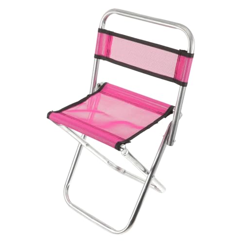 DINHEAROM Kompakter Faltstuhl Für Camping Und Angeln Tragbarer Klappstuhl Für Garten Und Reisen Robust Und Langlebig Für Outdoor-aktivitäten Farbe Zufällig von DINHEAROM