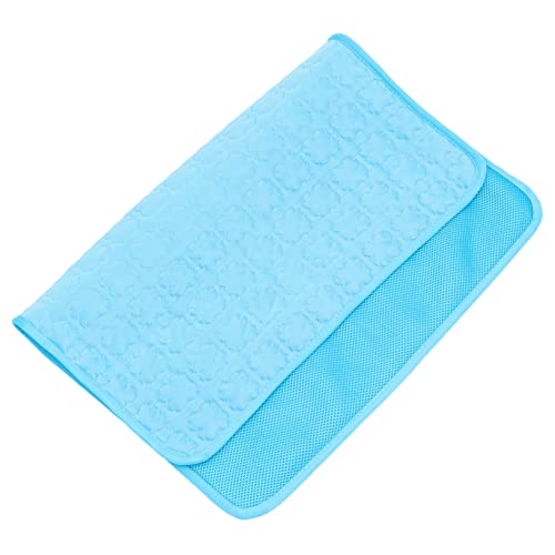 DINHEAROM Haustier Kühlmatte aus Hochwertigem Material für Hunde und Katzen Atmungsaktive Selbstkühlende Decke für Hundebett Sofa Kiste und Auto Rücksitz Sommerhitze Abkühlung von DINHEAROM