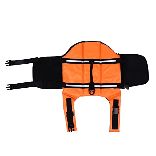 DINHEAROM Hunde Schwimmweste Orange Reflektierende Rettungsweste für Hunde für Schwimmen Bootfahren Strand Strapazierfähiges Material Atmungsaktiv Komfortabel Sicherheitsverschluss für DINHEAROM Hunde Schwimmweste Orange Reflektierende Rettungsweste für Hunde für Schwimmen Bootfahren Strand Strapazierfähiges Material Atmungsaktiv Komfortabel Sicherheitsverschluss für von DINHEAROM