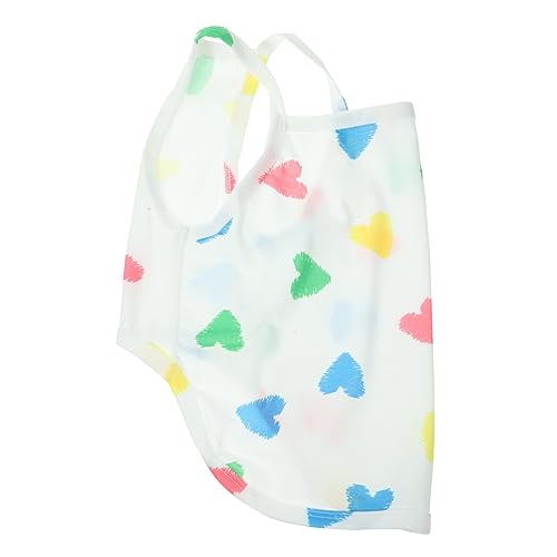 DINHEAROM Sommerliche Hundekleidung Für Kleine Haustiere Atmungsaktives Bequemes Und Modisches Hundekleid Mit Floraler Stickerei Für Kostümpartys Und Warme Tage von DINHEAROM