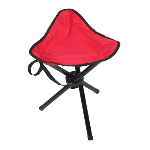 DINHEAROM Faltbarer Campingstuhl Leichtem Oxford-gewebe Tragbarer Dreibein-hocker Für Outdoor-aktivitäten Wie Angeln Und Einfach Zu Transportieren Und Komfortabel von DINHEAROM