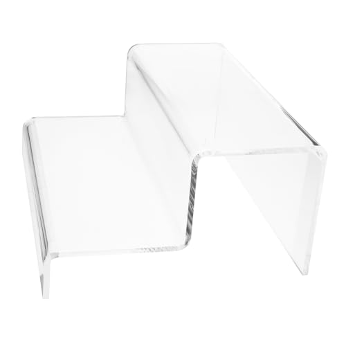 DINHEAROM Klarer Acryl Display Riser Transparenter 2-Stufiger Ausstellungsständer für Figuren Tragbarer Displayständer für Einzelhandel Messen Kunsthandwerk Tischplatten DINHEAROM Klarer Acryl Display Riser Transparenter 2-Stufiger Ausstellungsständer für Figuren Tragbarer Displayständer für Einzelhandel Messen Kunsthandwerk Tischplatten von DINHEAROM