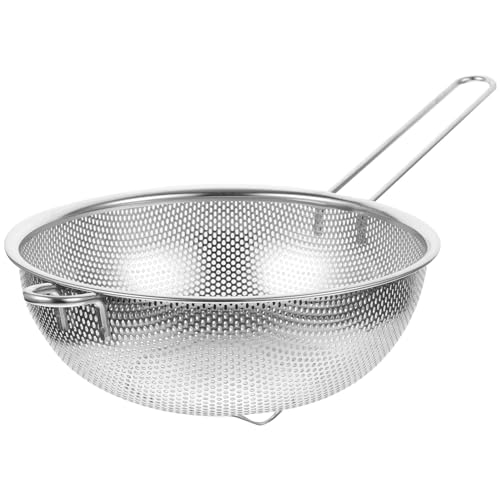 DINHEAROM Küchensieb mit Griff Perfektes Sieb für Gemüse Obst Frittierte Lebensmittel Schnelles Abtropfen Kleiner Rostfrei und Langlebig DINHEAROM Küchensieb mit Griff Perfektes Sieb für Gemüse Obst Frittierte Lebensmittel Schnelles Abtropfen Kleiner Rostfrei und Langlebig von DINHEAROM