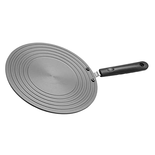 DINHEAROM Mehrzweck Induktionsadapter Gasherd Diffusorplatte aus Robuste Kochplatte mit Griff für Schnelles Auftauen Kochgeschirr für Camping von DINHEAROM