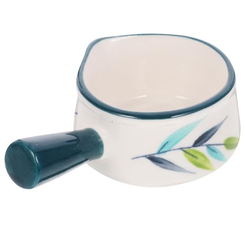 DINHEAROM Mini Keramikmilchtopf für Saucen und Gewürze Praktische Kleine Kasserolle für Zuhause Design für Dessertgeschäfte und Cafés DINHEAROM Mini Keramikmilchtopf für Saucen und Gewürze Praktische Kleine Kasserolle für Zuhause Design für Dessertgeschäfte und Cafés von DINHEAROM