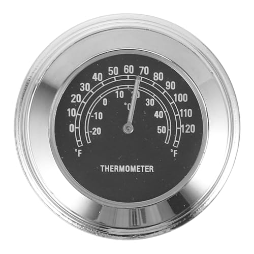 DINHEAROM Motorrad Lenker Thermometer Außenthermometer für Motorräder Temperaturmessgerät mit Digitalem Display Installieren Langlebig und Praktisch Passend für Verschiedene Motorradmodelle von DINHEAROM