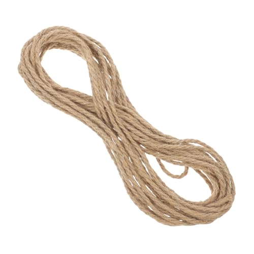 DINHEAROM Natürliche Sisal Rope für Katzenkratzbaum DIY Robustes Katzenseil für Kratzsäule und Kletterturm Minimalistisches Design für Katzen Platzsparend und Vielseitig für Indoor von DINHEAROM