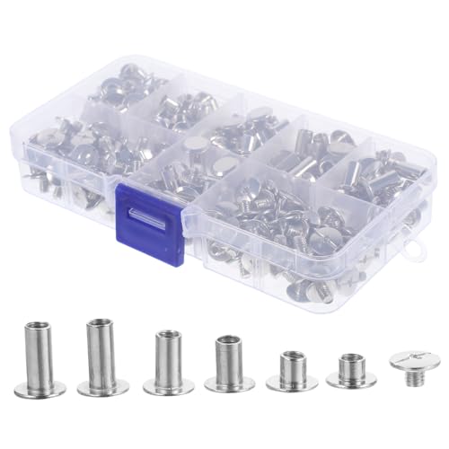 DINHEAROM Nieten Rundnieten Aus Metall Für Kleidung Und Lederwaren Inklusive Spikes Für DIY-bastelprojekte Und Handtaschen DINHEAROM Nieten Rundnieten Aus Metall Für Kleidung Und Lederwaren Inklusive Spikes Für DIY-bastelprojekte Und Handtaschen von DINHEAROM