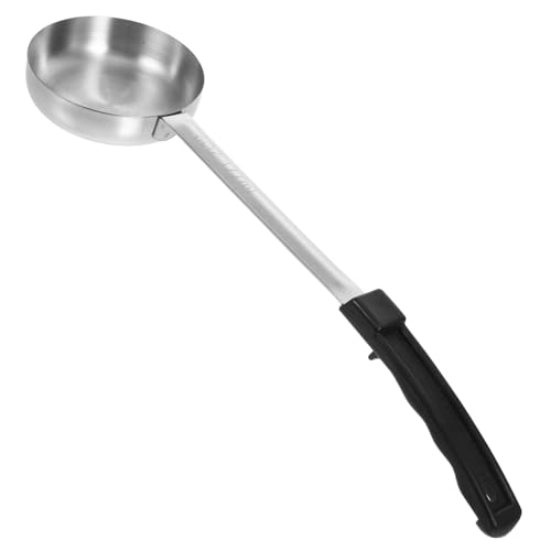 DINHEAROM Portionskontroll Schöpflöffel aus Lebensmittelechtem Edelstahl Flacher Boden für Präzises Sauceverteilen Vielseitiger Küchenlöffel zum Portionieren und Servieren für Pizza und DINHEAROM Portionskontroll Schöpflöffel aus Lebensmittelechtem Edelstahl Flacher Boden für Präzises Sauceverteilen Vielseitiger Küchenlöffel zum Portionieren und Servieren für Pizza und von DINHEAROM