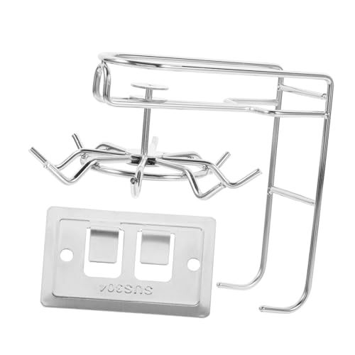 DINHEAROM Wandmontierter Rotierender Haken aus Selbstklebender Küchenutensilienhalter für Ordentliche Küchenorganisation für Kleine Räume und Einfache Installation DINHEAROM Wandmontierter Rotierender Haken aus Selbstklebender Küchenutensilienhalter für Ordentliche Küchenorganisation für Kleine Räume und Einfache Installation von DINHEAROM