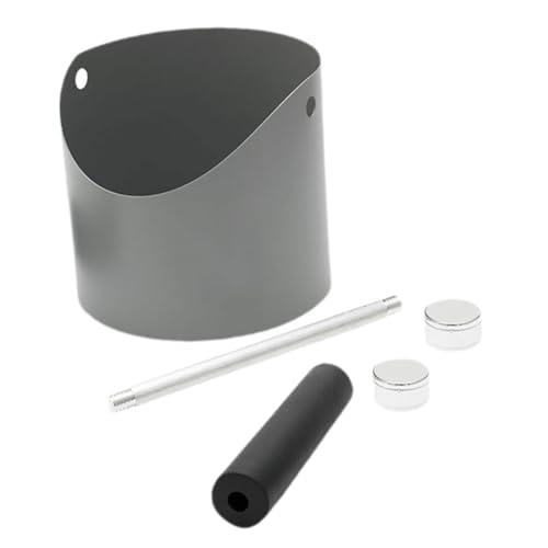 Kaffeesatzeimer Luftdichter Kaffeemahlbehälter Kaffeebehälter Gemahlener Kaffeebehälter Knock Express Kaffeemaschine Kaffee Dump Eimer Kaffeebohnenbehälter Grauer Stahl von DINHEAROM