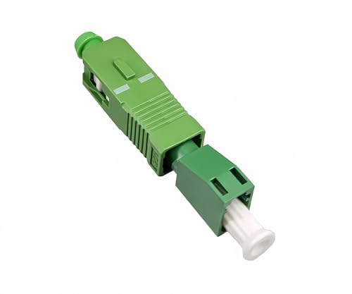 DINIC LWL Adapter LC/APC Buchse auf SC/APC Stecker Glasfaser Adapter, Singlemode/Simplex (1 Stück) von DINIC