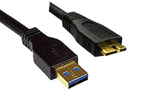 DINIC USB 3.0 Kabel A Stecker auf Micro B Stecker, kurz (0,2m 1 Stück, schwarz) von DINIC