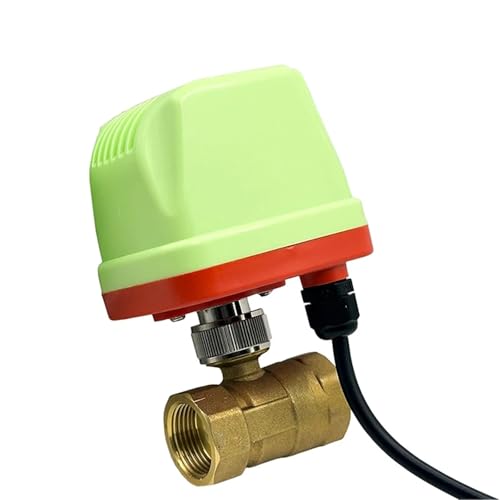 1/2" 3/4" 1" 2" IP65 Wasserdichter motorisierter Kugelhahn 3-Draht 2-Steuerung Elektrischer Messing-Kugelhahn Metallmotor mit großem Drehmoment(2",CR03) von DINJKEZRW