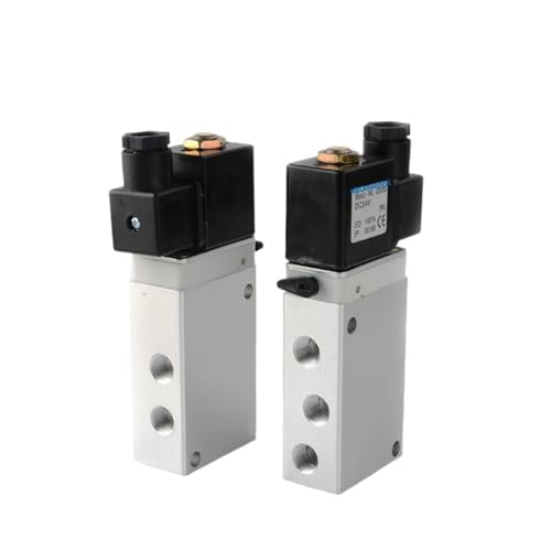 802/263 Serie 1/4 1/2 Magnetventil Luftregelventil DC24V AC220V Elektroventil Zweiwege-Dreipositionsventil(AV220V,2636000 G1-4 2-5Way) von DINJKEZRW