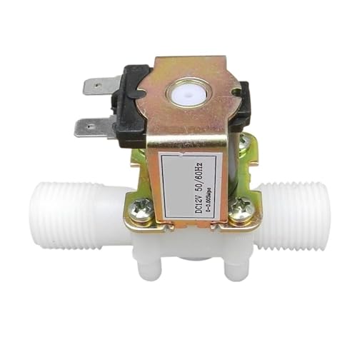 AC 220V DC 12V 24V 1/2" 3/4" Plastic Electric Normally Closed Solenoid Valve Magnetic Water Air Pressure Controller Switch(1/2",220V_NORMALLY CLOSED) von DINJKEZRW
