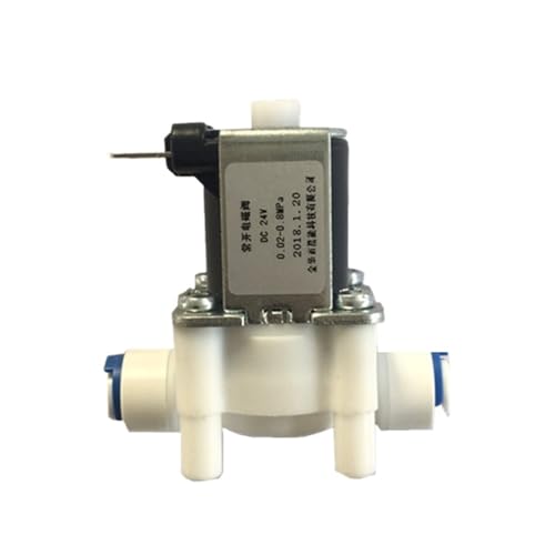 Normally Open Electric Solenoid Valve Magnetic 1/4" DC 12V 24V 110V 220V Water Inlet Flow Switch Magnetic Controller Dispenser(12V) von DINJKEZRW