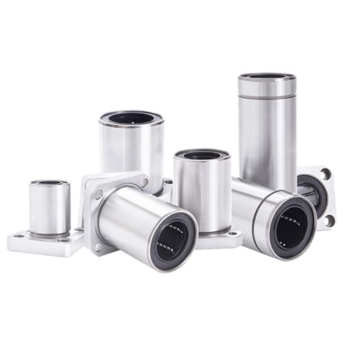 Präzise Erweiterte Gleitlinearlager, Gerade Zylinder-Linearlager Mit Flansch(LM13LUU 13 * 23 * 61mm) von DINJKEZRW