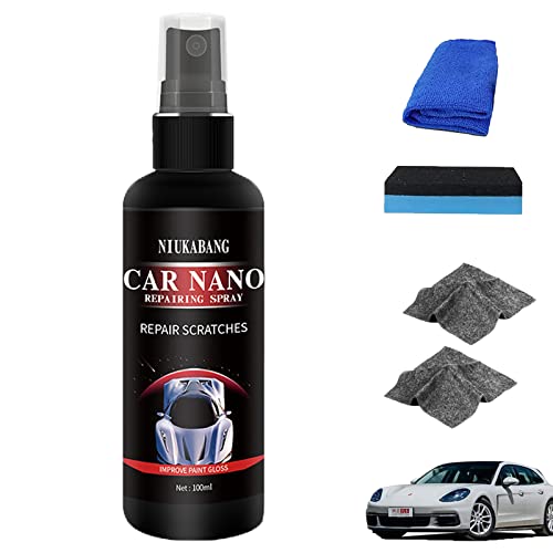 Car Scratch Repair Nano Spray, Car Nano Repairing Spray, Polishing Nano Coating Agent, Fast Repairing Scratch Spray - Scratch Removal For All Car Body (100-1Pcs) von DINNIWIKL