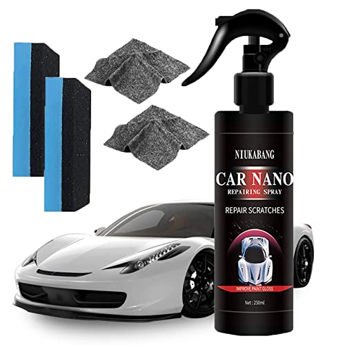 DINNIWIKL Auto Nano Reparaturspray, Auto Kratzer Reparatur Nano Spray, Auto Kratzer Reparatur Nano Spray, Polier Nano Beschichtungsmittel - Kratzerentfernung für alle Karosserien (1Pcs,250ml) von DINNIWIKL