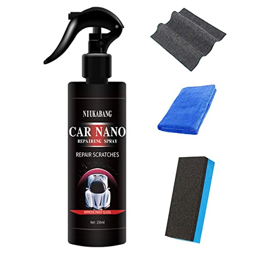 Nano Auto Kratzerentfernungsspray, Nano Reparaturspray FüR Auto, Nano Autokratzer Der Polierspray Repariert Kratzerentfernungsspray Lackschutzspray (250ml, 1pc) von DINNIWIKL