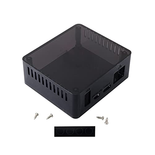 DINSOAVR Box Für 2 Board Schutzhülle Shell Wärmeableitung Kühler Gehäuse Transparent Schwarz von DINSOAVR