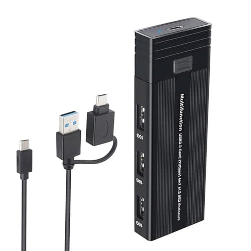 DINSOAVR Externes Solid Disk Gehäuse USB C-3.2-Speed Aluminiumgehäuse Werkzeugloser Zugriff Kompatibel Mit Mehreren Größen DINSOAVR Externes Solid Disk Gehäuse USB C-3.2-Speed Aluminiumgehäuse Werkzeugloser Zugriff Kompatibel Mit Mehreren Größen von DINSOAVR