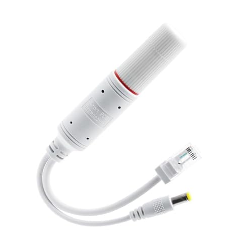 DINSOAVR Hocheffiziente 48-V Zu-12-V Power Over Ethernet Stromrichter Mit Video Und Stromadapterkabel Für Netzwerkgeräte von DINSOAVR