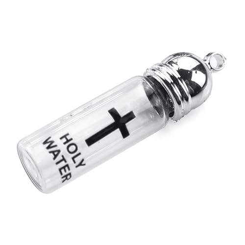 DINSOAVR Katholische Christliche Weihwasserflasche Aus Klarem Glas Weihwassergefäß Zum Einfachen Tragen Und Präsentieren Heiligen Raum von DINSOAVR