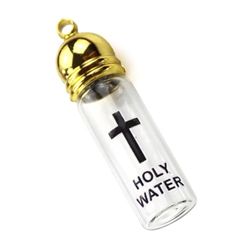 DINSOAVR Katholische Christliche Weihwasserflasche Aus Klarem Glas Weihwassergefäß Zum Einfachen Tragen Und Präsentieren Heiligen Raum von DINSOAVR