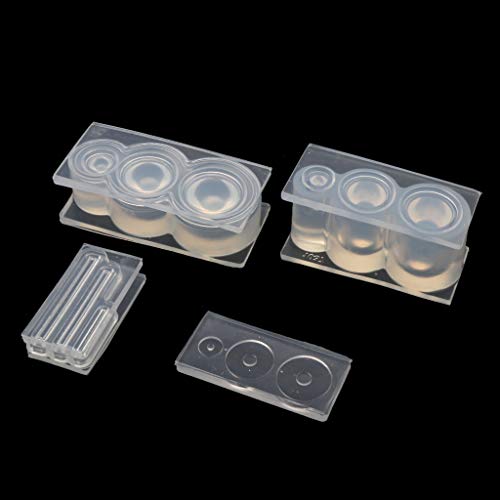 Flaschenbehälter Mit Deckel Stroh UV Harz Epoxy Silikonform Schmuck Guss Milch Tasse Für Wohnkulturform von DINSOAVR