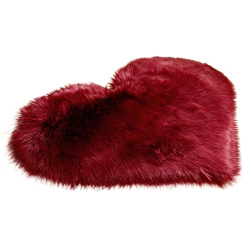 SELVFZ Faux Fluffys Plüsch Boden Teppiche Herzform Weiche Fluffys Fläche Teppiche Matten Super Fuzzy Home Wohnzimmer Schlafzimmer Gemahlene Plüsch SELVFZ Faux Fluffys Plüsch Boden Teppiche Herzform Weiche Fluffys Fläche Teppiche Matten Super Fuzzy Home Wohnzimmer Schlafzimmer Gemahlene Plüsch von DINSOAVR