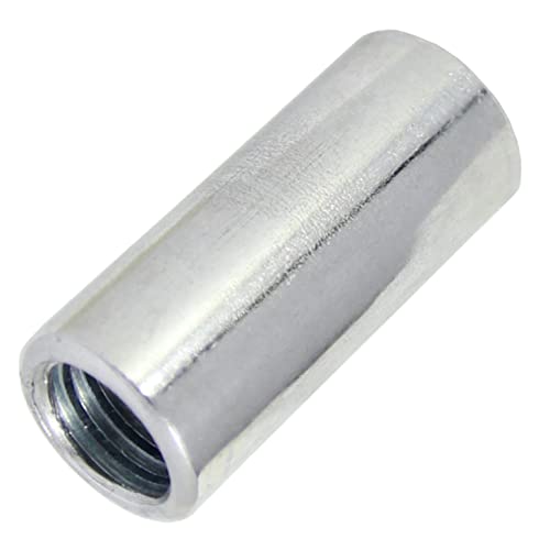 1 Stück Distanzmuffe rund verzinkt M12x30 mm - Mutter Langmuttern Rundmuttern Sechskantmuttern Gewindehülsen Verlängerungsmuttern Verbindungsmuttern I DIOS24® von DIOS24
