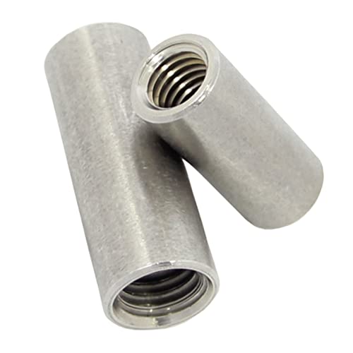 10 Stück Distanzmuffen M8 x 40 mm aus Edelstahl V2A - Mutter Langmuttern Rundmuttern Gewindehülsen Verlängerungsmuttern Verbindungsmuttern I DIOS24® von DIOS24
