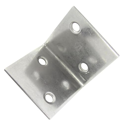 5 Stück Breitwinkel 40 x 40 mm V2A - Möbelwinkel Metallwinkel Winkelverbinder 90 grad Halterung Regal Unterstützung Edelstahl A2 I DIOS24® von DIOS24