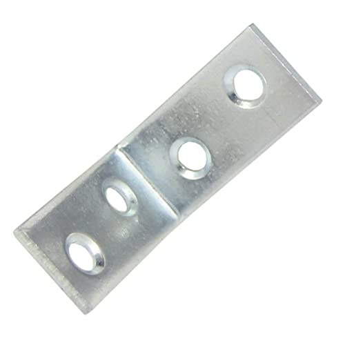 5 Stück Stuhlwinkel 30 x 14 mm verzinkt - Möbelwinkel Metallwinkel Winkelverbinder Halterung Regal Unterstützung Montagewinkel I DIOS24® von DIOS24