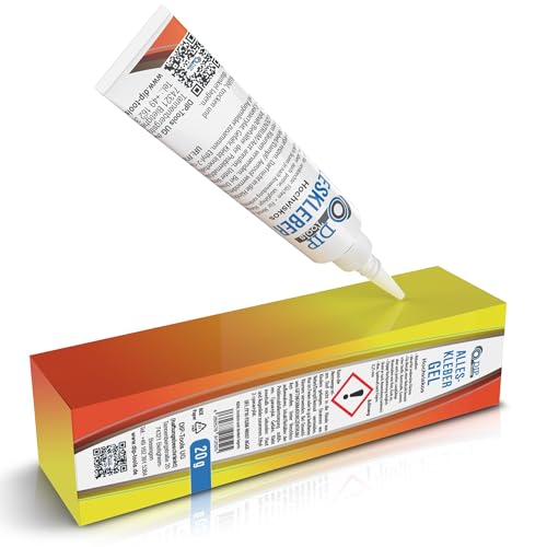 DIP-Tools Alleskleber Gel extra stark 20g I ablauffester Hochleistungskleber Superkleber - Metallkleber Sekundenkleber Kunststoffkleber Alleskleber Spezialkleber - Metall Keramik Holz Kork Kunststoff DIP-Tools Alleskleber Gel extra stark 20g I ablauffester Hochleistungskleber Superkleber - Metallkleber Sekundenkleber Kunststoffkleber Alleskleber Spezialkleber - Metall Keramik Holz Kork Kunststoff von DIP Tools