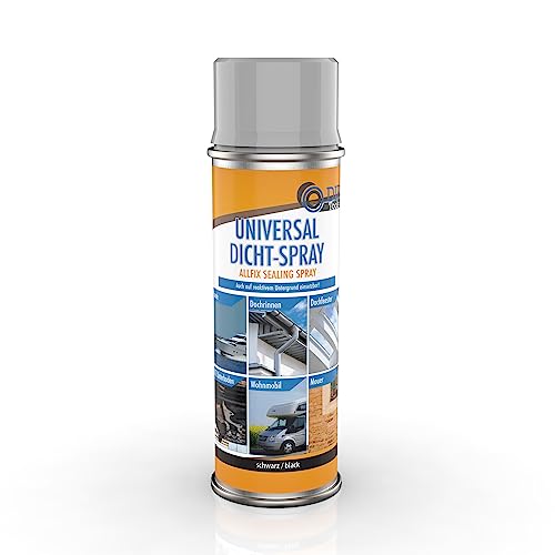 DIP-Tools Elastisches Universal Dichtspray wasserdicht- Starkes Sealant Spray Perfekt Geeignet zum Dachrinne Abdichten, als Dichtspray für Boote, Universal Abdichtung für Wohnwagen (1x400ml, weiß) von DIP Tools